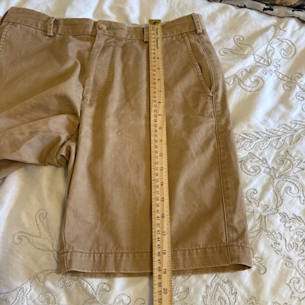 Peter Millar Mens Shorts 32 Pima Cotton Flat Front Chino Golf Beach Resort